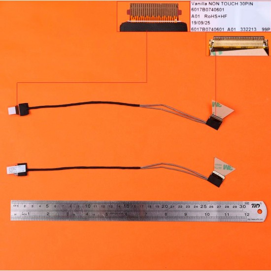 CABLE DE PANTALLA HP ENVY 15-AS SERIES | 6017B0740601 6017B0740602 ( PARA MODELOS CON PANTALLA DE 30 PINS SIN TÁCTIL ) HP 10670