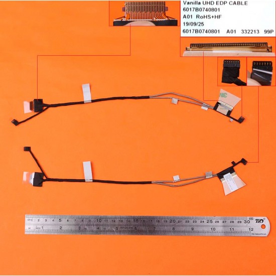 CABLE DE PANTALLA HP ENVY 15-AS SERIES | 6017B0740801 ( PARA MODELOS CON PANTALLA DE 40 PINS TÁCTIL ) HP 10668
