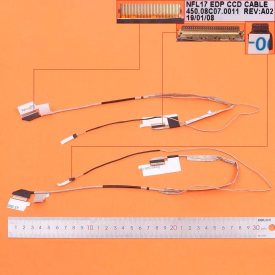 CABLE DE PANTALLA HP 17-X SERIES | 450.08C07.0011 856607-001 HP 09256