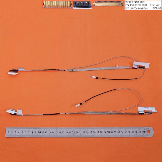 CABLE DE PANTALLA HP 17-AK 17-AK014NA 17-BS051 17-BS067CL SERIES | 450.0C707.0001 450.0C707.0012 450.0C707.0021 926519-001 HP 08980