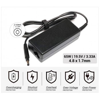 CARGADOR HP COMPATIBLE | 19.5V / 3.33A | 4.8 x 1.7mm | 65W