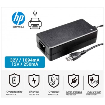 CARGADOR COMPATIBLE IMPRESORA HP 32V/1094MA - 12V/250MA | 0957-2304