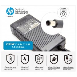CARGADOR HP ORIGINAL | 19.5V / 11.8A | 7.4 x 5.0mm | 230W