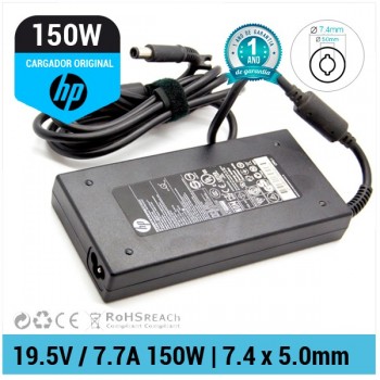 CARGADOR HP ORIGINAL | 19.5V / 7.7A | 7.4 x 5.0mm | 150W
