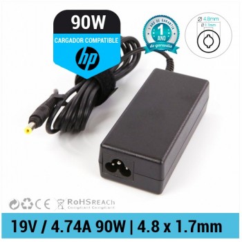 CARGADOR  COMPATIBLE | 19V / 4.74A | 4.8 x 1.7mm | 90W