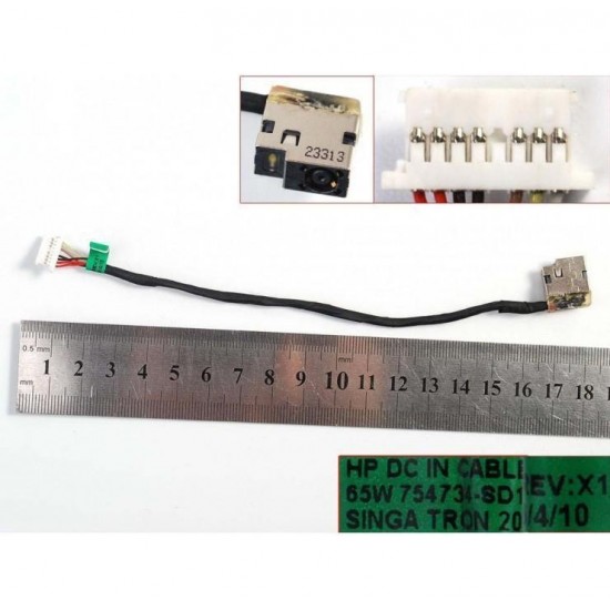 CONECTOR DE CORRIENTE HP STREAM 14 SERIES | 754734-SD1 754734-FD1 HP 08918