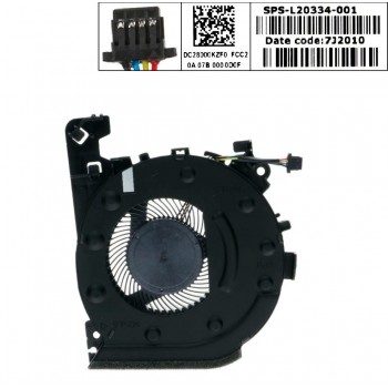 VENTILADOR CPU HP PAVILION GAMING 15-CX SERIES | DFS501105PR0T DFS481305MC0T L20335-001