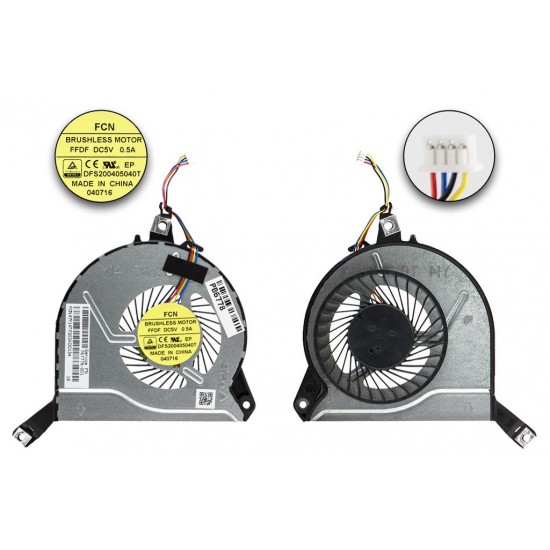 VENTILADOR CPU HP ENVY 15-K SERIES HP 04380C