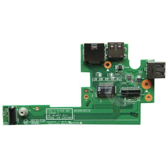 PLACA CONECTOR RJ45 ETHERNET Y USB LENOVO THINKPAD L540 SERIES | 04X4864 0C62514 KPI32635 HP 11072