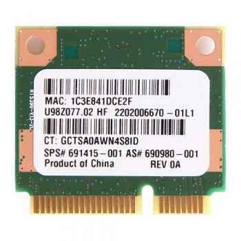 TARJETA WLAN MINI PCIEXPRESS WIRELESS WIFI REALINK RT5390 | 690980–001 691415–001 630703-001