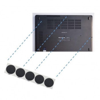 JUEGO DE 5 ETIQUETAS ADHESIVAS PARA TAPAR TORNILLOS | COMPATIBLE LENOVO THINKPAD T-SERIES