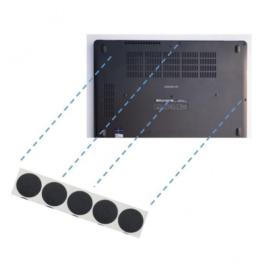 JUEGO DE 5 ETIQUETAS ADHESIVAS PARA TAPAR TORNILLOS | COMPATIBLE LENOVO THINKPAD T-SERIES LENOVO 12612