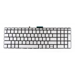 TECLADO ESPAÑOL HP PAVILION 15-BS SERIES RETROILUMINADO | PLATA SIN MARCO