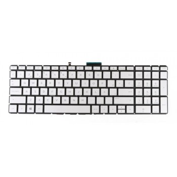 TECLADO ESPAÑOL HP PAVILION 15-BS SERIES RETROILUMINADO | PLATA SIN MARCO