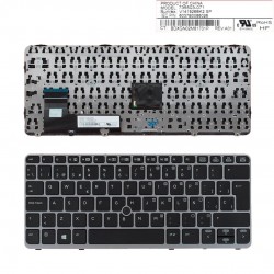 TECLADO ESPAÑOL HP ELITEBOOK 820 G1 G2 SERIES | FRAME GRIS Y POINTSTICK | 735503-001 6037B0086001