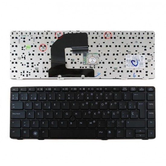 TECLADO ESPAÑOL HP ELITEBOOK 6460B 6465B 8460P 8460W SERIES CON POINTSTICK HP 07475