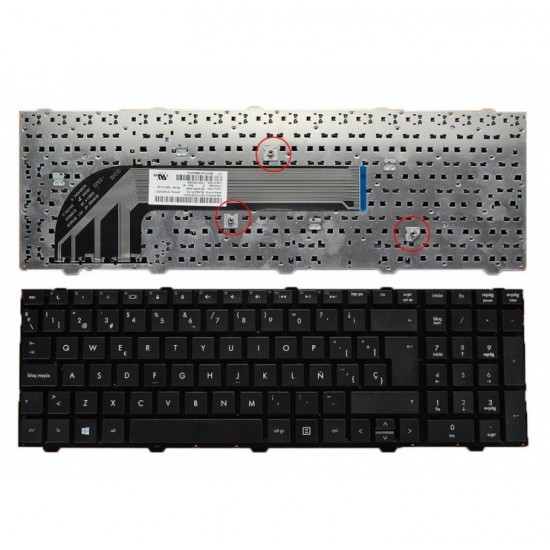 TECLADO ESPAÑOL HP PROBOOK 4540S 4545S SERIES CON FRAME NEGRO HP 01295
