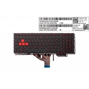 TECLADO HP OMEN 15-CE SERIES SIN MARCO | LA SG-87900-X9A SN6167BL