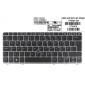 TECLADO UK HP ELITEBOOK 820 G1 820 G2 SERIES FRAME GRIS Y POINTSTICK | 735503-001 6037B0086001 HP 13014