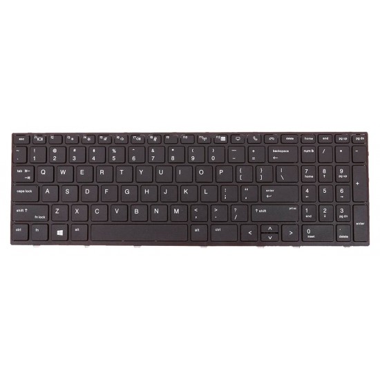 TECLADO INGLÉS HP ELITEBOOK 755 G5 850 G5 ZBOOK 15U G5 SERIES FRAME NEGRO HP 09554