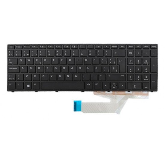 TECLADO ESPAÑOL HP PROBOOK 650 G5 SERIES CON MARCO NEGRO NO RETROILUMINADO Y SIN POINTSTICK