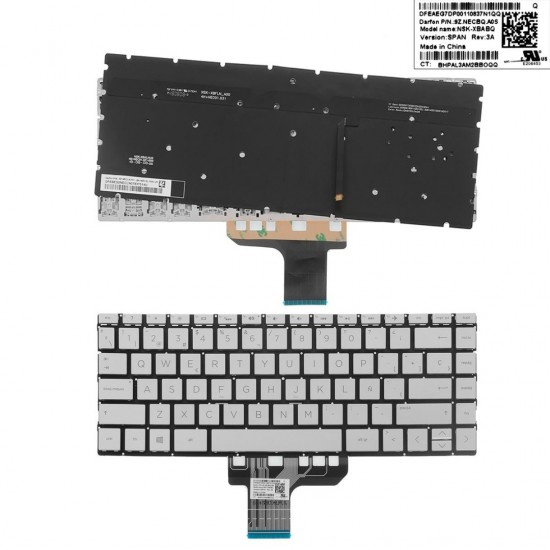 TECLADO ESPAÑOL HP PAVILION 13-AN SERIES SIN MARCO RETROILUMINADO HP 10708