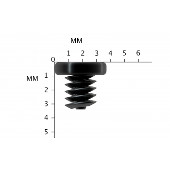 BOLSA DE 50 TORNILLOS MÉTRICO M2 x 2.5MM