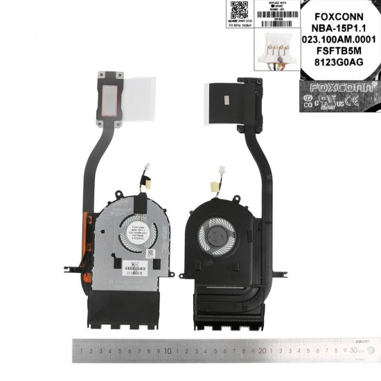 VENTILADOR CPU CON DISIPADOR HP PAVILION X360 15-BR SERIES | 934962-001 HP 10772