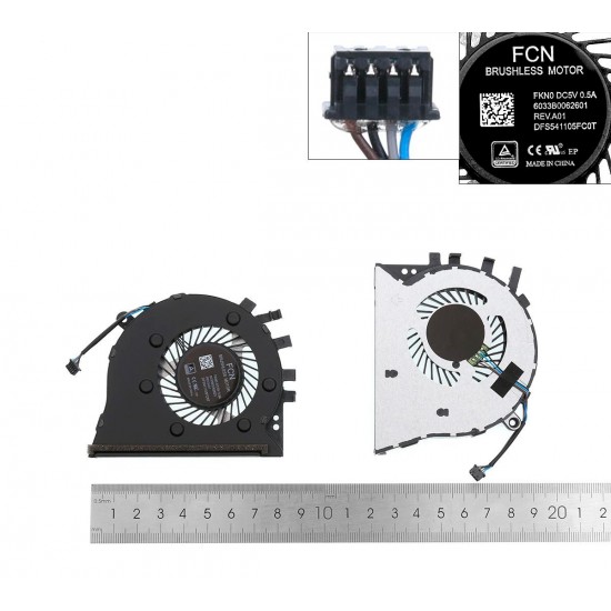 VENTILADOR CPU HP 17-CA 17-BY SERIES | L22531-001 HP 10004