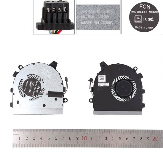 VENTILADOR CPU DELL INSPIRON 7390 7391 SERIES | 7520BLK-PUS 0HYPYN 023.100GI.0011 HP 13004