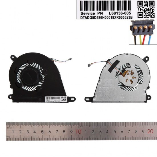 VENTILADOR CPU HP PAVILION 15-DY 14-DQ 14S-FQ 14S-DQ 15S-FQ 340S G7 SERIES | L68629-001 L68136-005 HP 13000