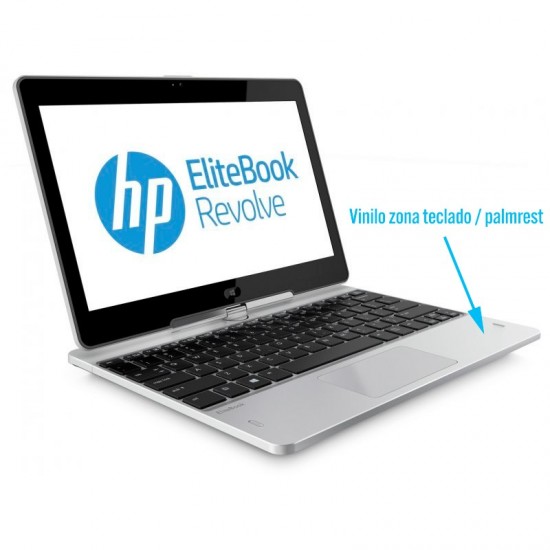 VINILO SKIN PVC PARA ZONA TECLADO HP ELITEBOOK REVOLVE 810 G1 SERIES | COLOR GRIS HP 11260