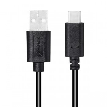 CABLE USB 2.0 TIPO C | 1M | NEGRO