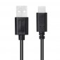 CABLE USB 2.0 TIPO C | 1M | NEGRO IDUSD 04704