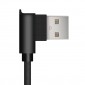 CABLE USB 2.0 A MICRO USB TIPO L 1METRO | NEGRO IDUSD 07918