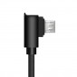 CABLE USB 2.0 A MICRO USB TIPO L 1METRO | NEGRO IDUSD 07918