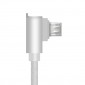 CABLE USB 2.0 A MICRO USB TIPO L 1METRO | GRIS IDUSD 07919