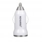 CARGADOR COCHE USB IPHONE 3/4 | BLANCO IDUSD 04718