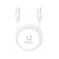 PD CABLE TIPO C A TIPO C 1.2M 3A BLANCO | C33B IDUSD 10458