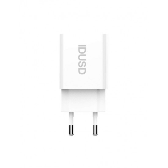 CARGADOR RÁPIDO QC3.0 3.0A 18W IDUSD D50B IDUSD 10450