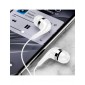 AURICULARES ESTÉREO CON MICRÓFONO BLANCO | H14B IDUSD 10472