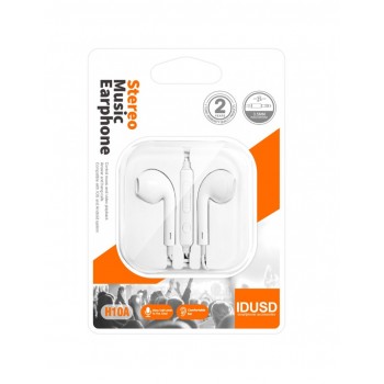 AURICULARES ESTÉREO iOS & ANDROID BLANCO | H10B
