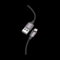 CABLE NYLON TRENZADO LIGHTNING 1.2M 3A COLOR NEGRO | C82A IDUSD 32069