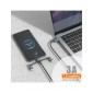 CABLE DE CARGA MULTIRAPIDA 3 EN 1 LIGHTNING + MICRO USB + USB TIPO C 1.2M 3.0A COLOR NEGRO | C01A IDUSD 34214