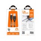 TURBO CABLE TIPO C 2.0M 2.4A NEGRO | C43A IDUSD 11794