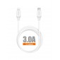 TURBO CABLE PD TIPO C A LIGHTNING 2.0M 3.0A BLANCO | C72B IDUSD 11790