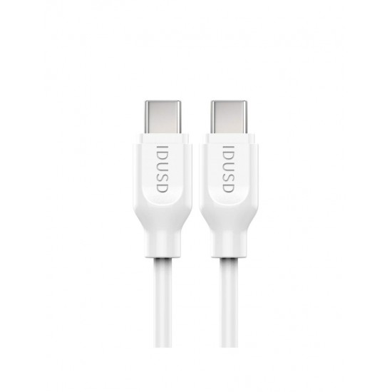 TURBO CABLE PD TIPO C A TIPO C 2.0M 3.0A BLANCO | C73B IDUSD 11780