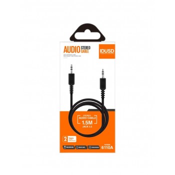 CABLE AUDIO JACK M/M 3.5mm | 1.5M