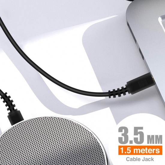 CABLE AUDIO JACK M/M 3.5mm | 1.5M IDUSD 04029