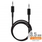 CABLE AUDIO JACK M/M 3.5mm | 1.5M IDUSD 04029